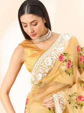Regent Looking Saree in Beige Colour